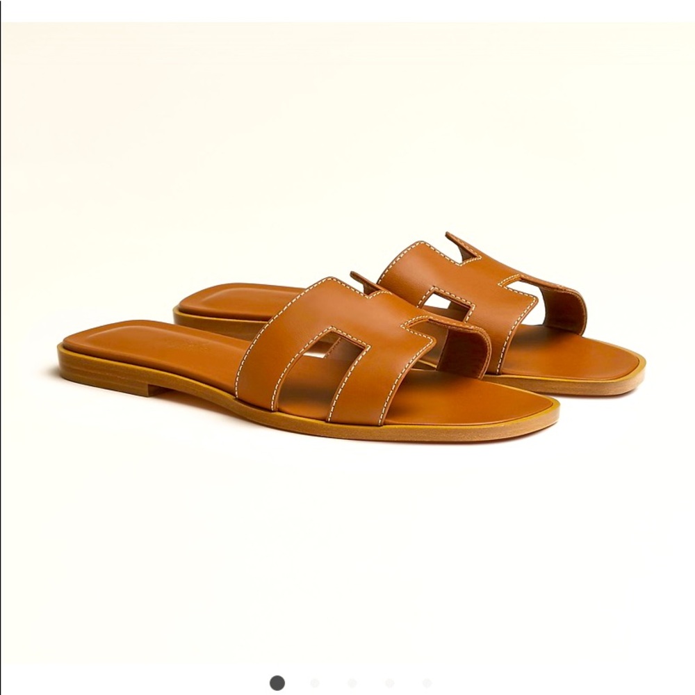 Hermes Oran sandal Gold